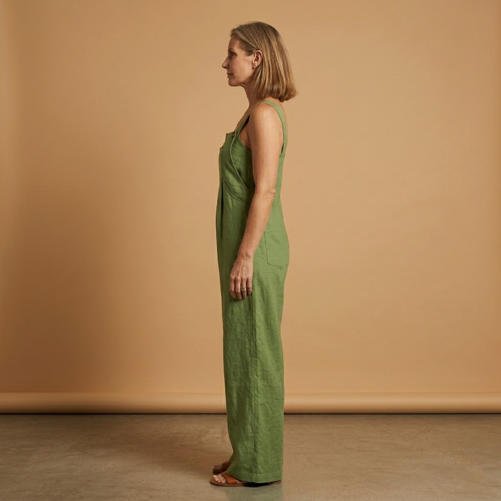 Combinaison d'été pour femme - habit ample avec poches latérales | vacances