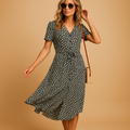 Robe Mi-Longue à Boutons