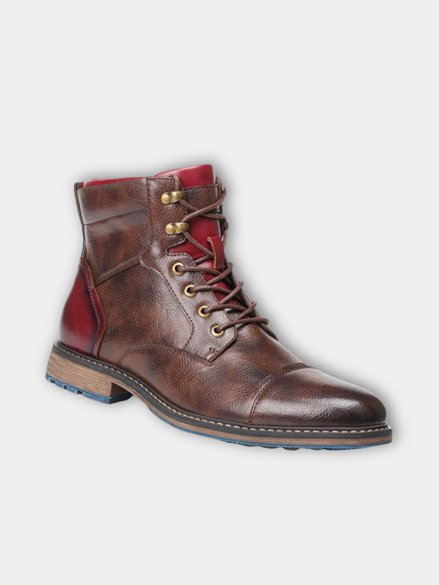 Bottines Oxford Cuir Homme – Finition Élégante et Confort Durable