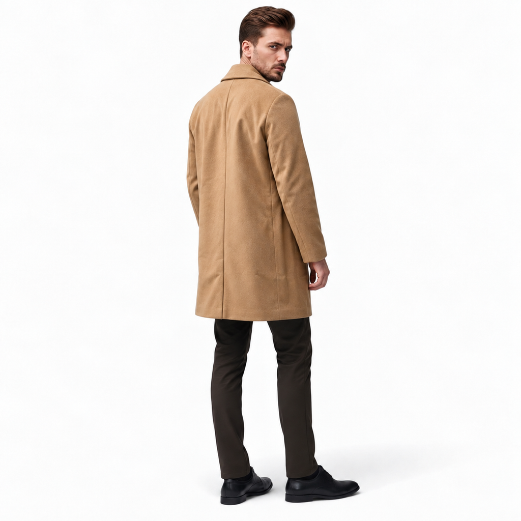 Ancienne Monde | Pardessus Homme Long Double Boutonnage Élégance Classique