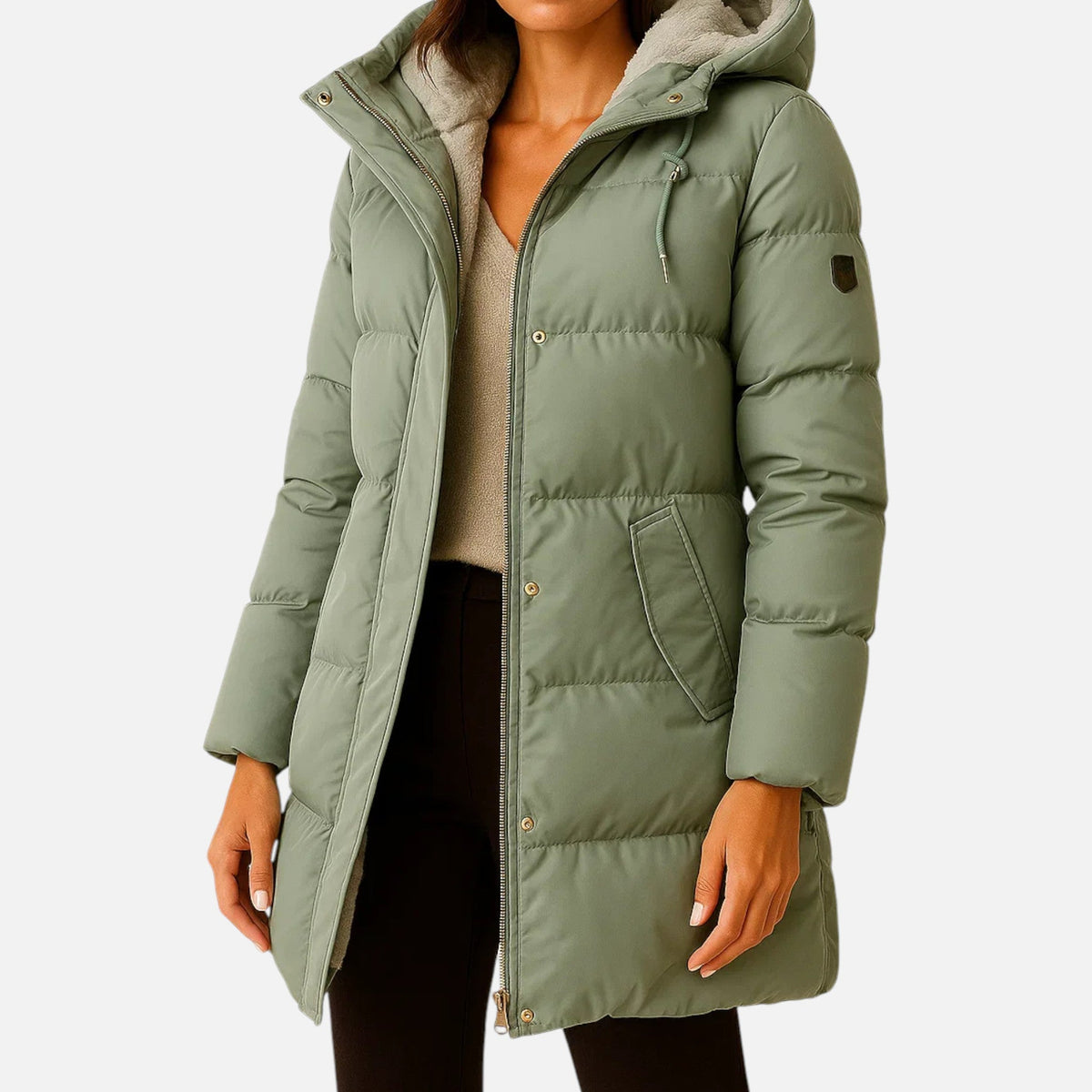 Ancienne Monde | Doudoune Élégante pour Femme – Design Raffiné Automne/Hiver