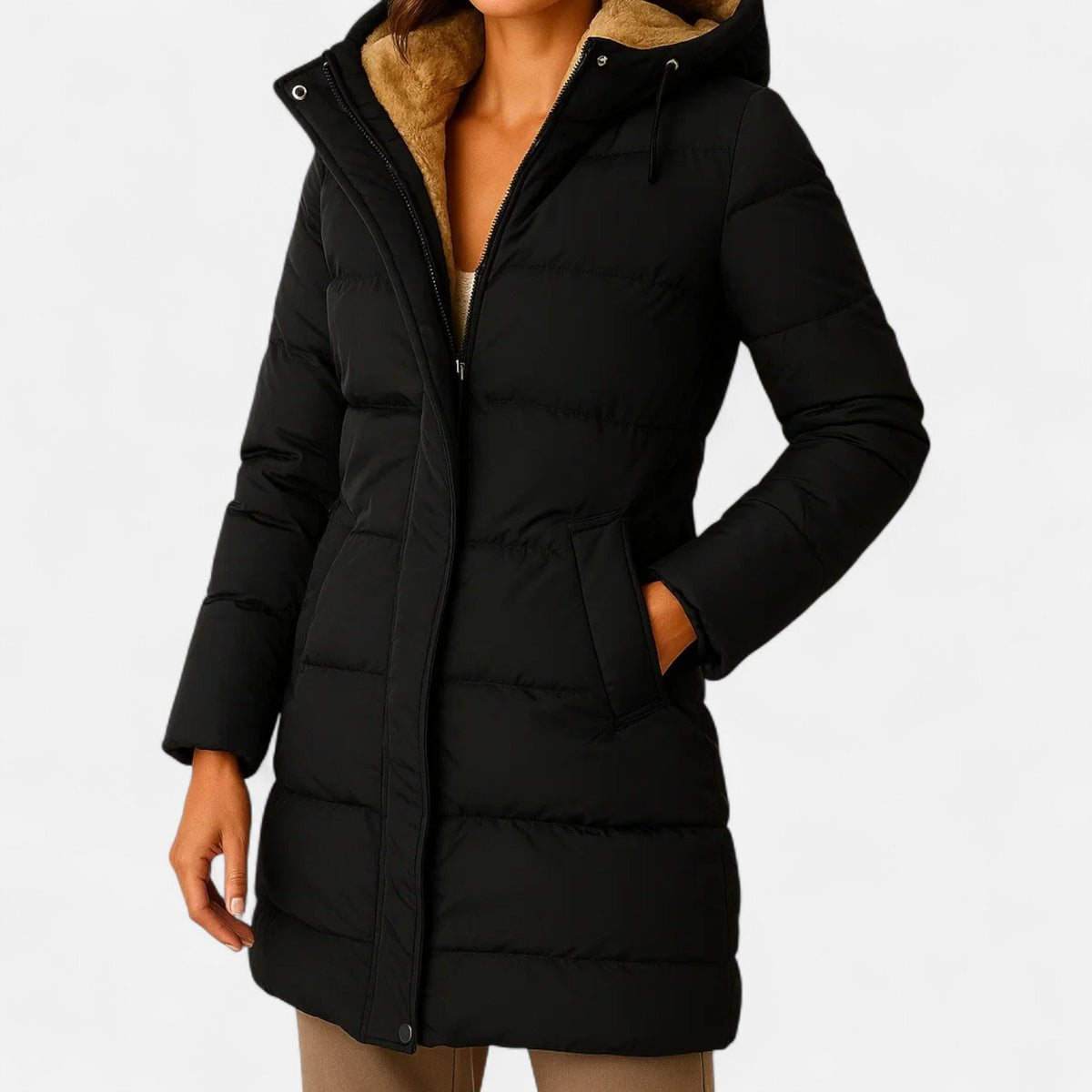 Ancienne Monde | Doudoune Élégante pour Femme – Design Raffiné Automne/Hiver