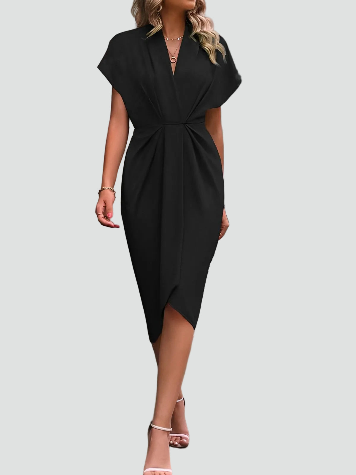 Robe Cocktail Midi Ajustée