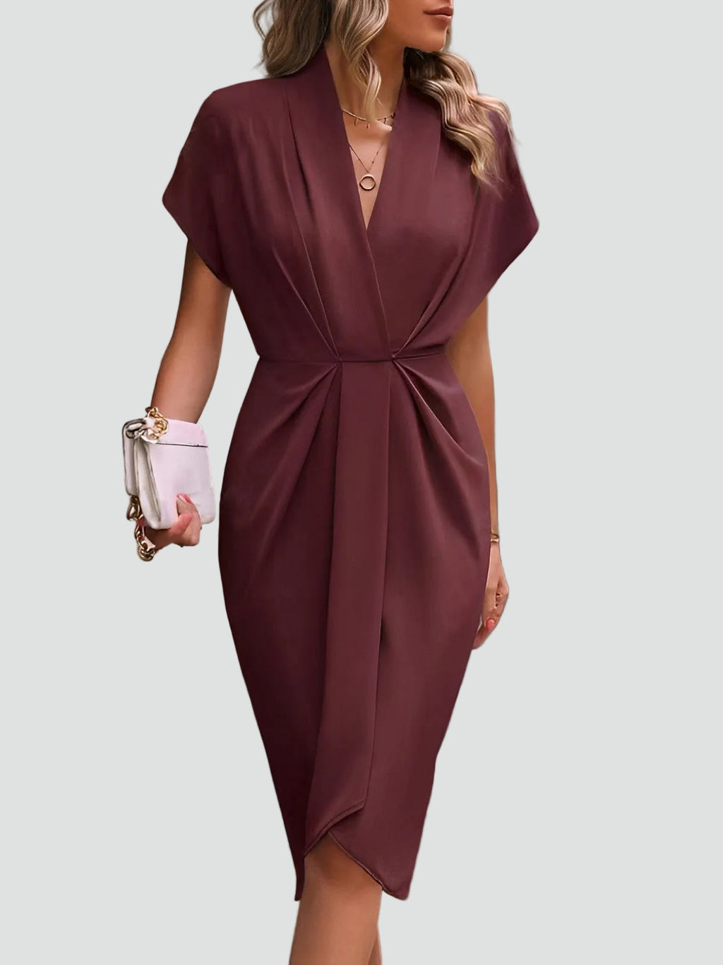 Robe Cocktail Midi Ajustée