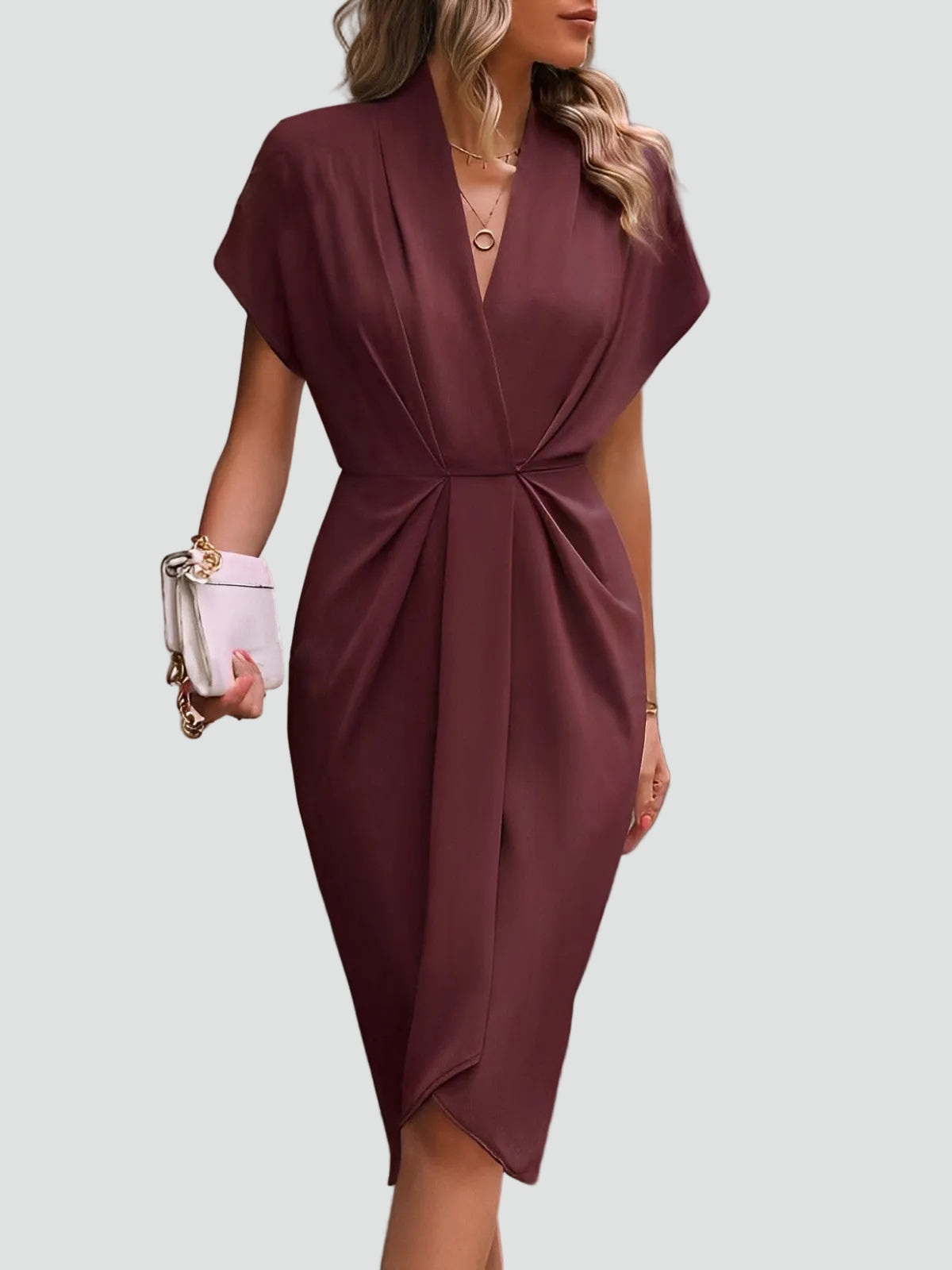 Robe Cocktail Midi Ajustée