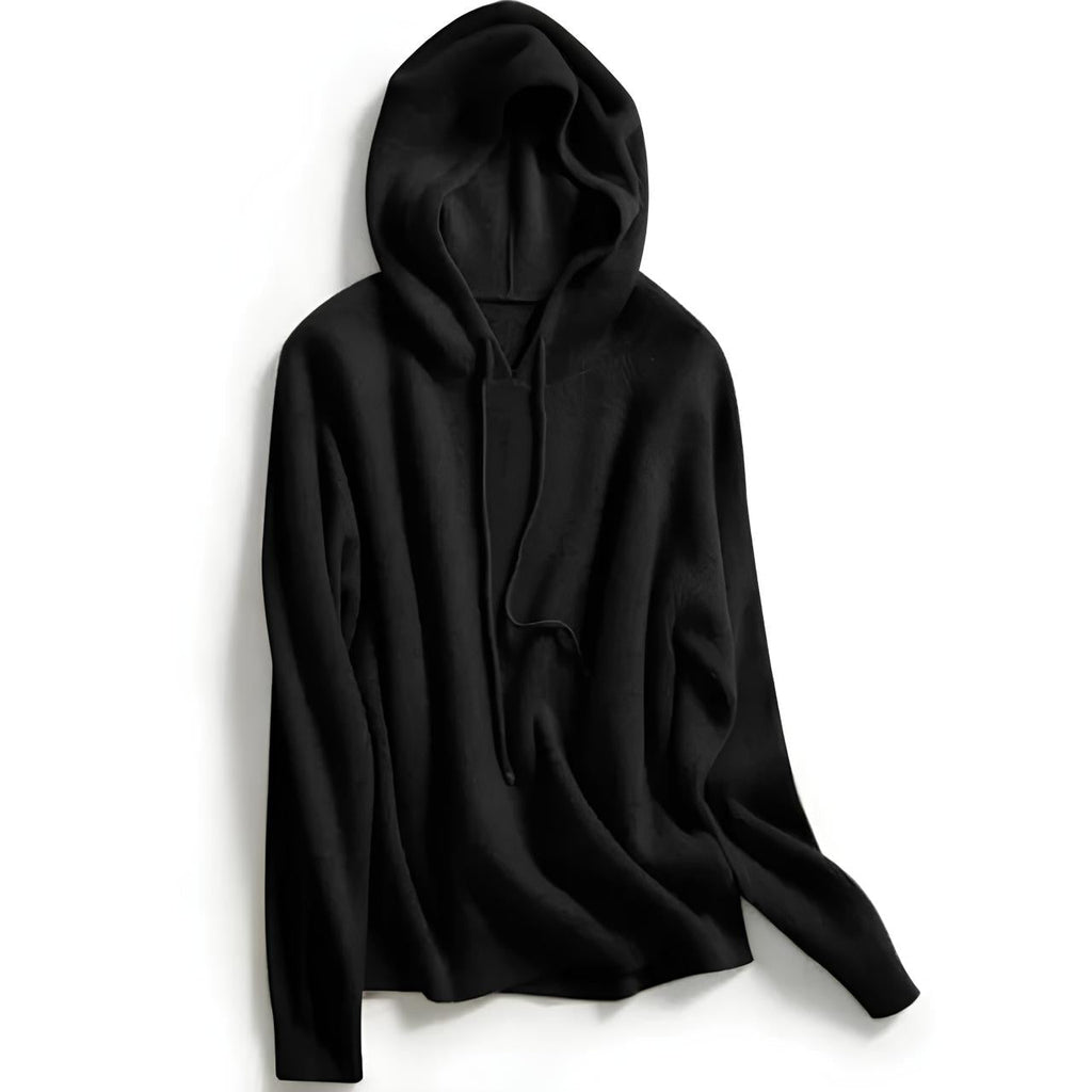 Sweat en Cachemire et Laine Femme – Coupe Ample et Cordons Ajustables