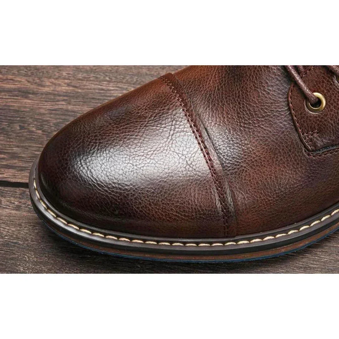 Chaussures Cuir Homme – Confort Rembourré Semelle Robuste Style Intemporel