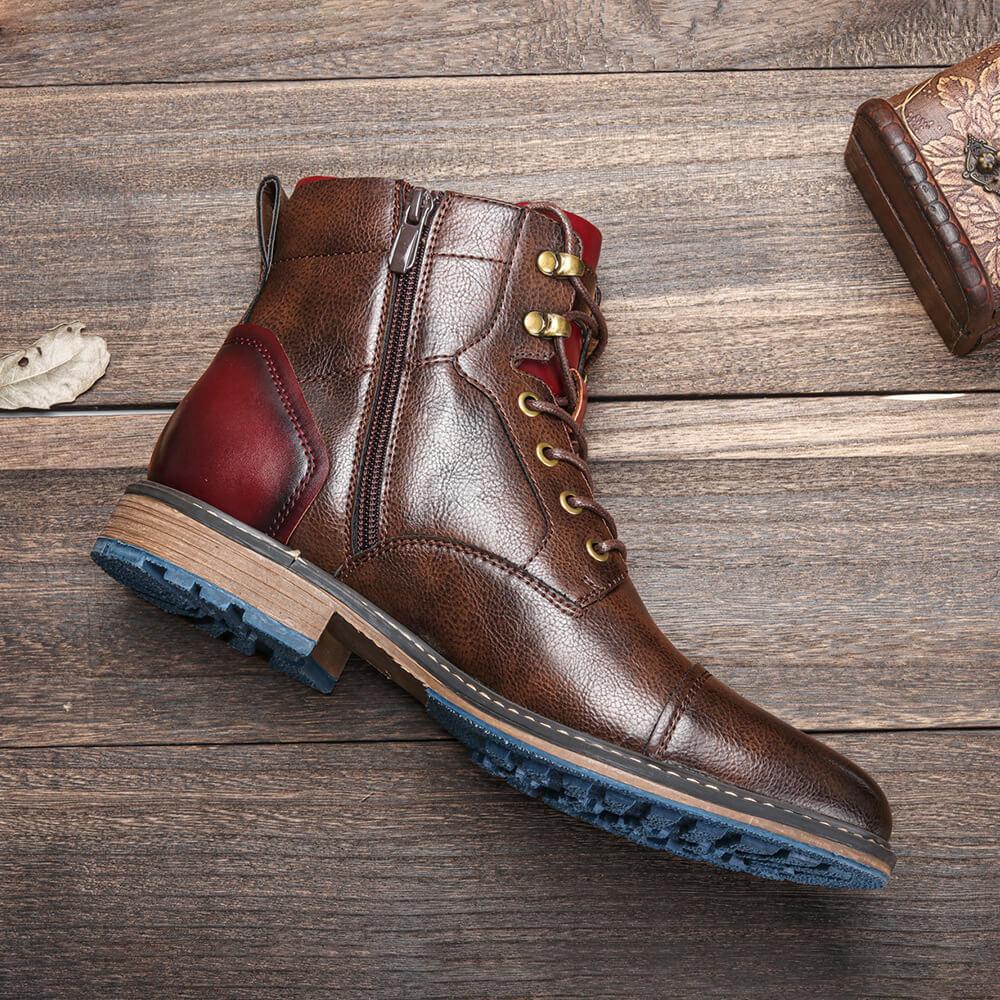 Chaussures Cuir Homme – Confort Rembourré Semelle Robuste Style Intemporel