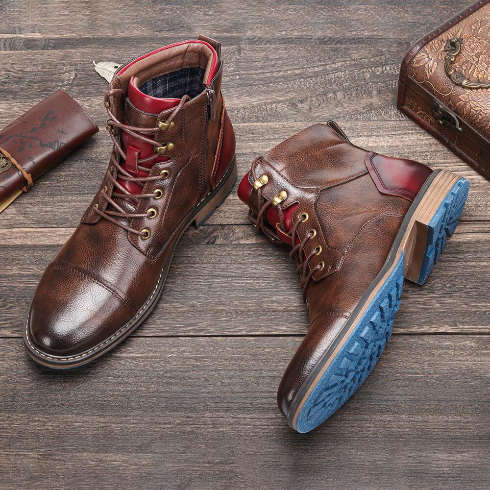 Chaussures Cuir Homme – Confort Rembourré Semelle Robuste Style Intemporel