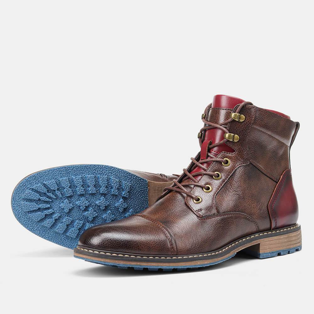 Chaussures Cuir Homme – Confort Rembourré Semelle Robuste Style Intemporel