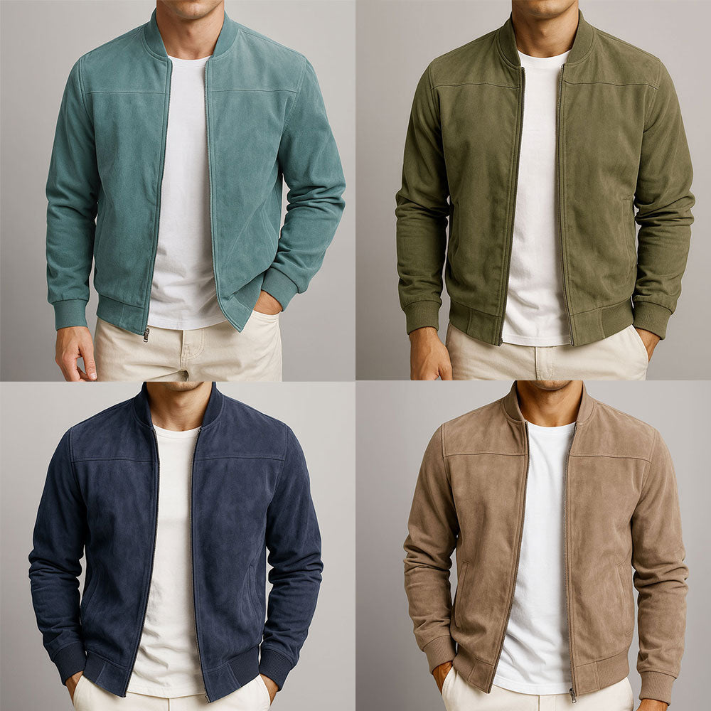 Blouson Bombardier Homme – Coupe Ajustée et Style Urbain Intemporel