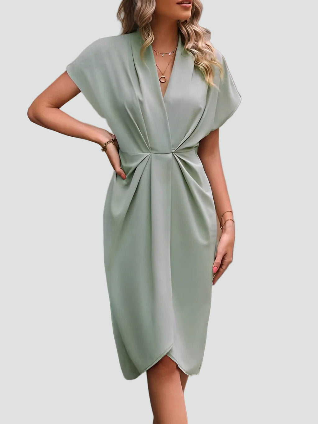 Robe Cocktail Midi Ajustée