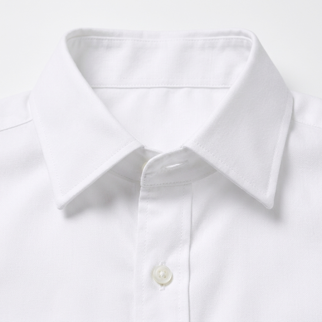 Chemise boutonnée homme — manches longues et col pointu — cérémonie