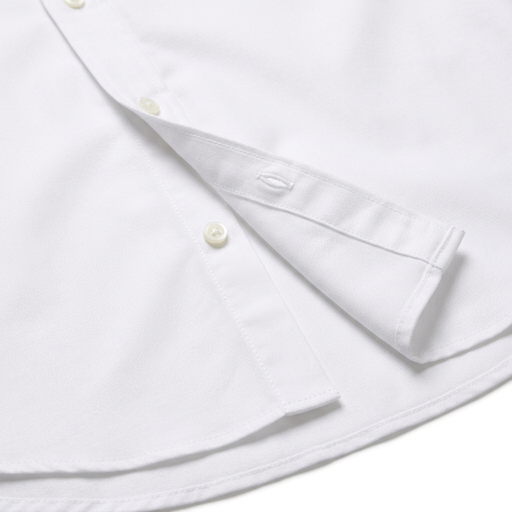 Chemise boutonnée homme — manches longues et col pointu — cérémonie