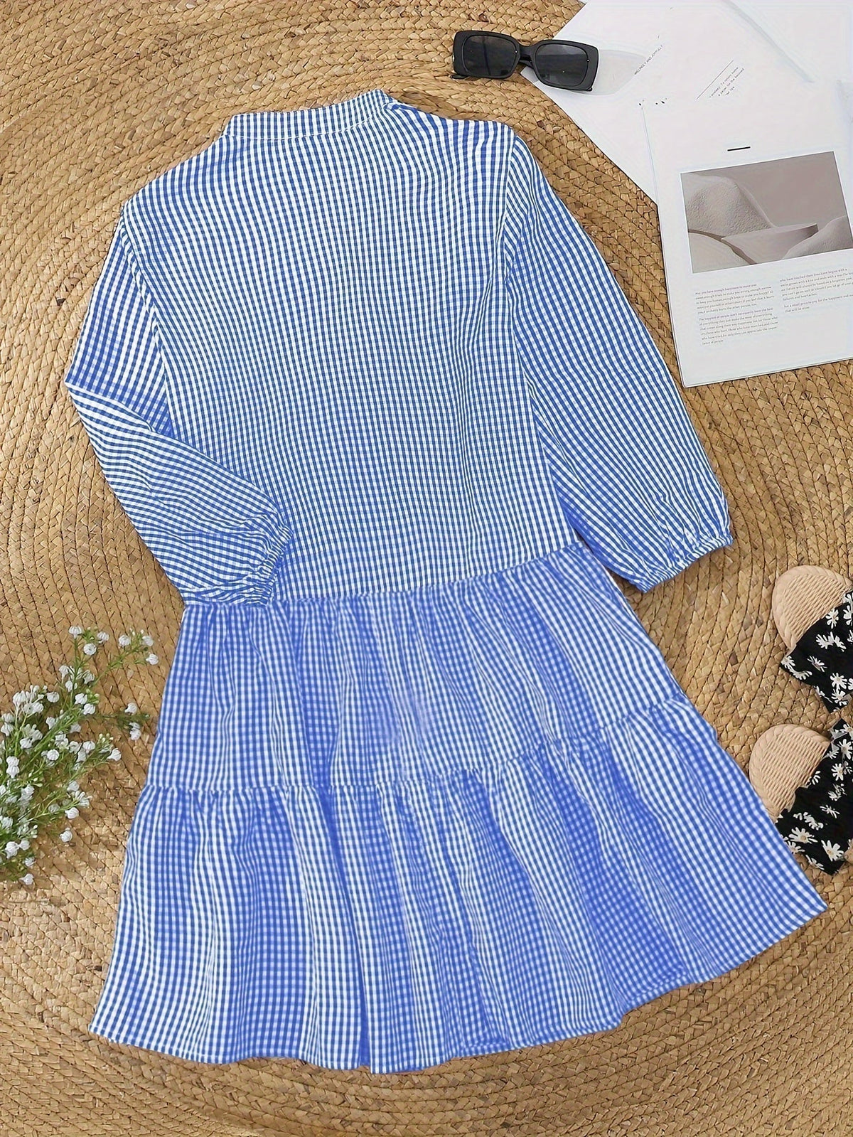 Robe Courte À Volants