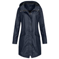 Veste de Pluie Femme – Capuche Ajustable et Style Intemporel pour Temps Variable