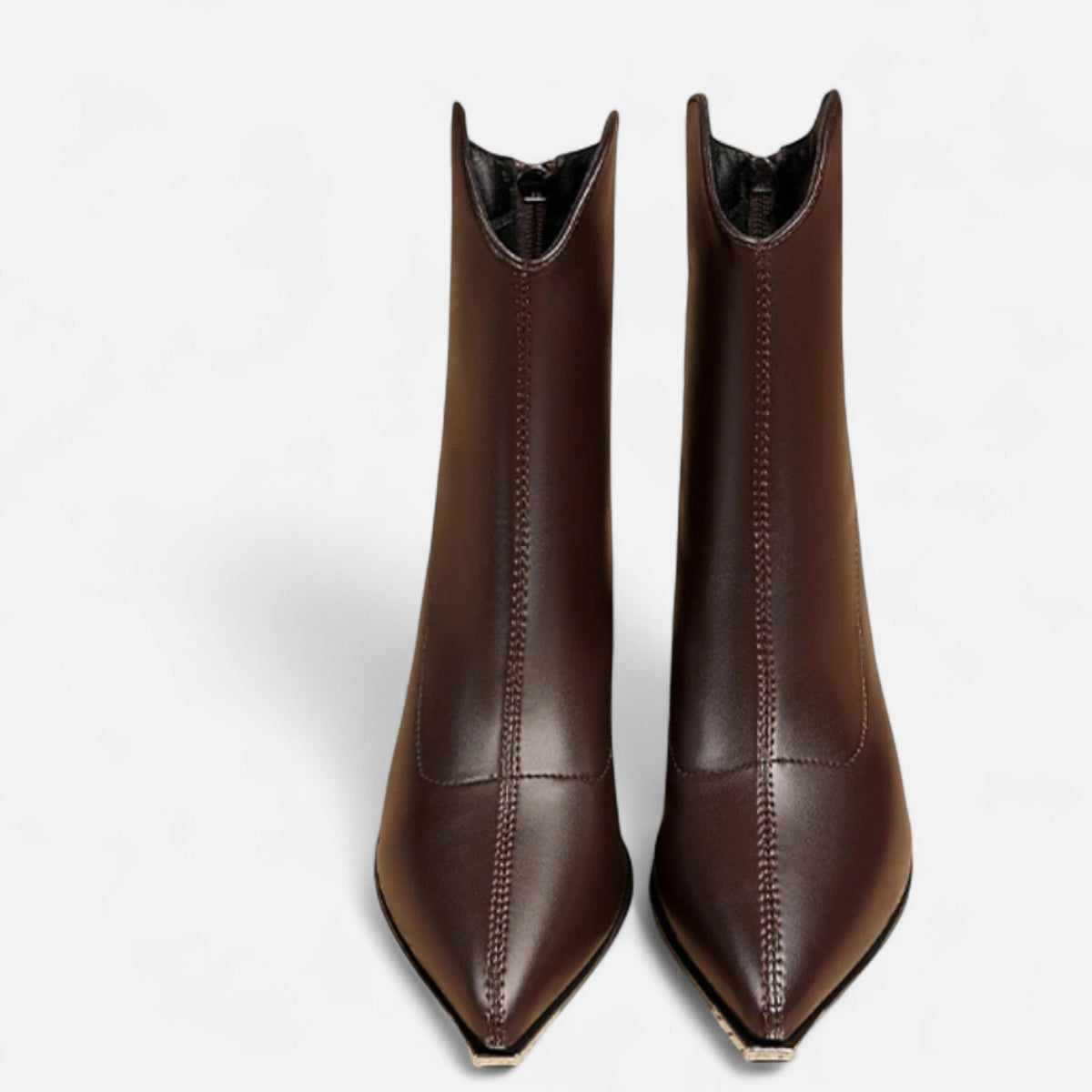 Ancienne Monde | Bottines Chelsea Femme Cuir Végan Talon Haut