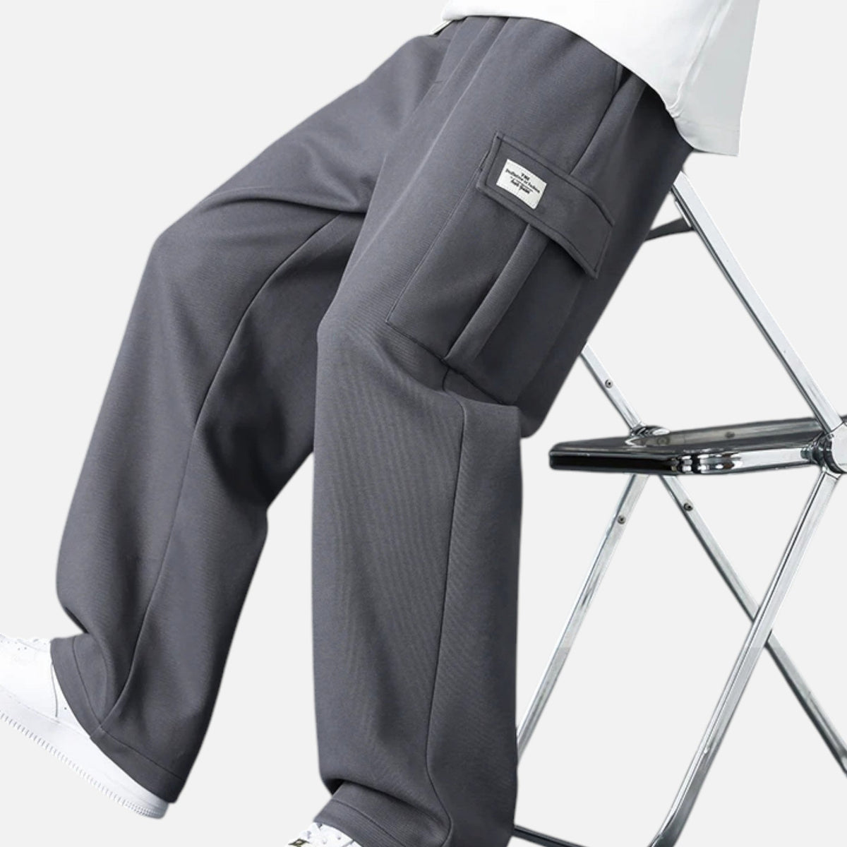 Ancienne Monde | Pantalon Jogger Cargo Homme – Coupe Large Streetwear Décontractée