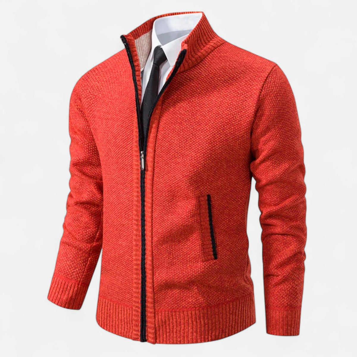 Ancienne Monde | Veste Polaire Homme Zippée Col Montant