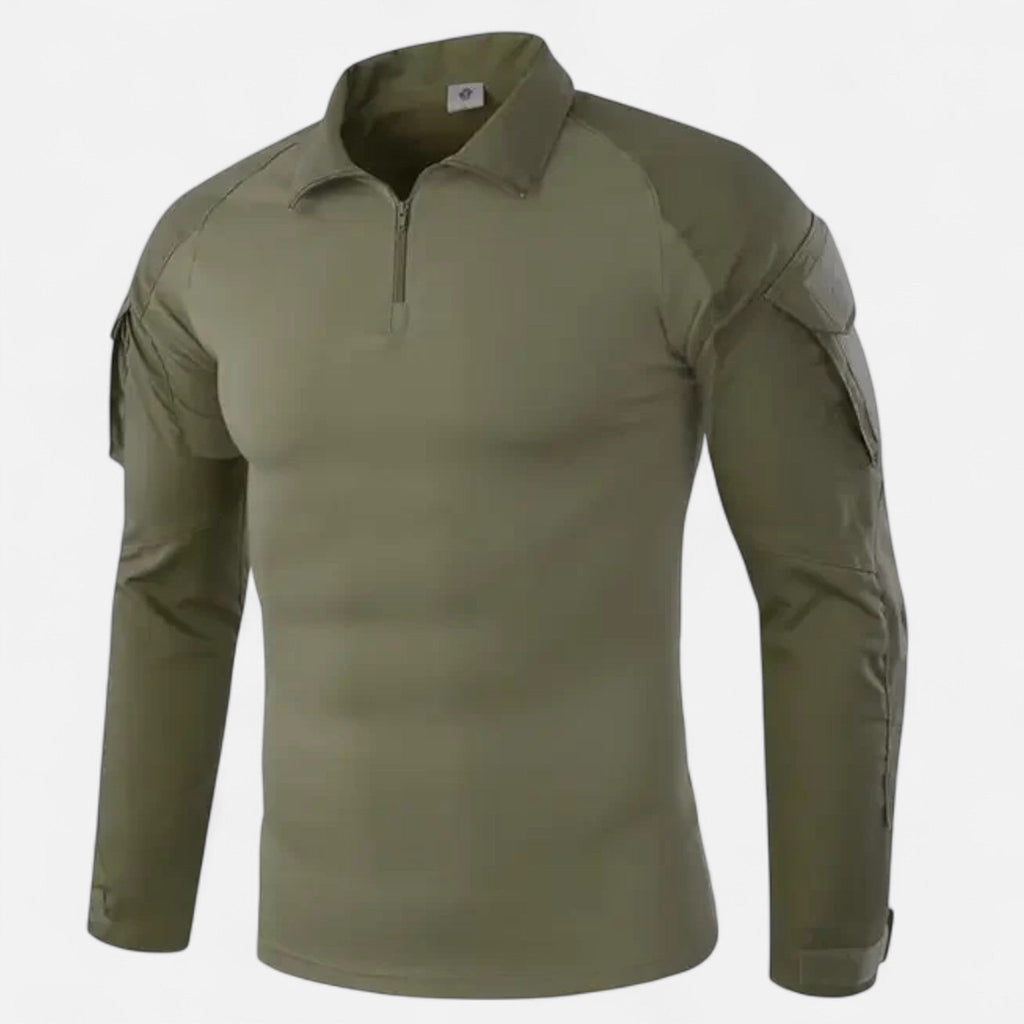 Ancienne Monde | Chemise Homme Style Militaire en Coton Résistant