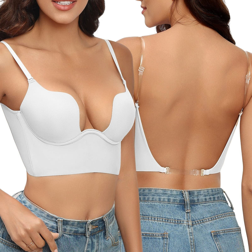 Femme Body Sculptant Dos Nu Décolleté