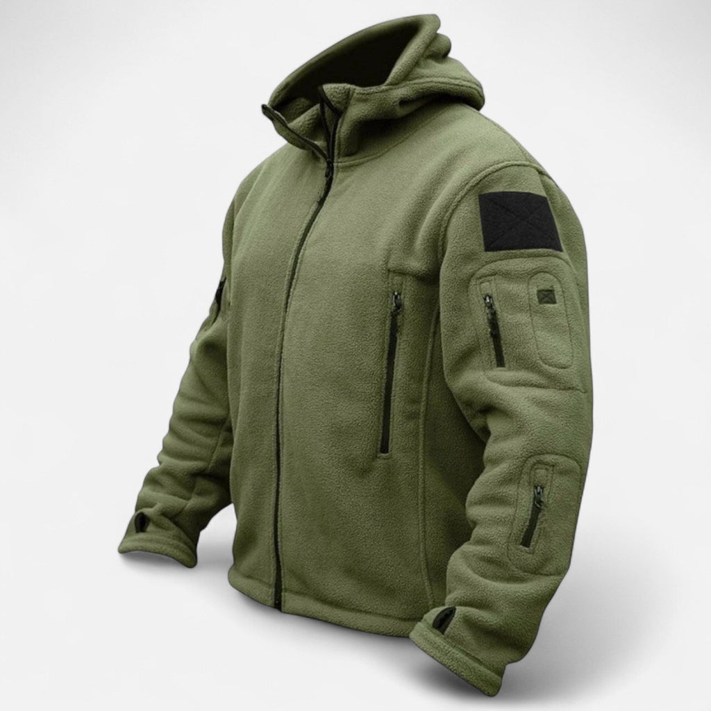 Ancienne Monde | Veste Tactique Polaire Homme à Capuche