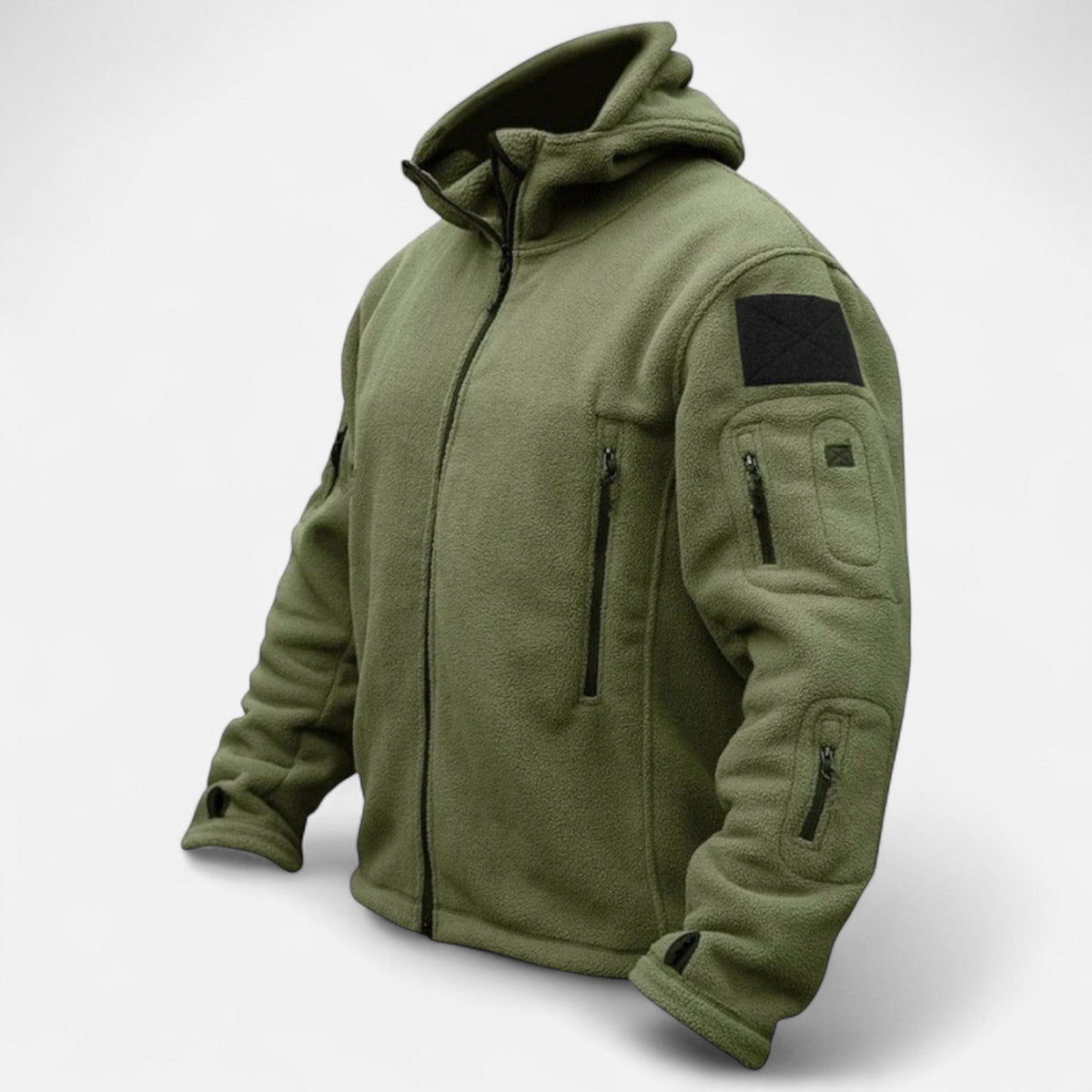Ancienne Monde | Veste Tactique Polaire Homme à Capuche