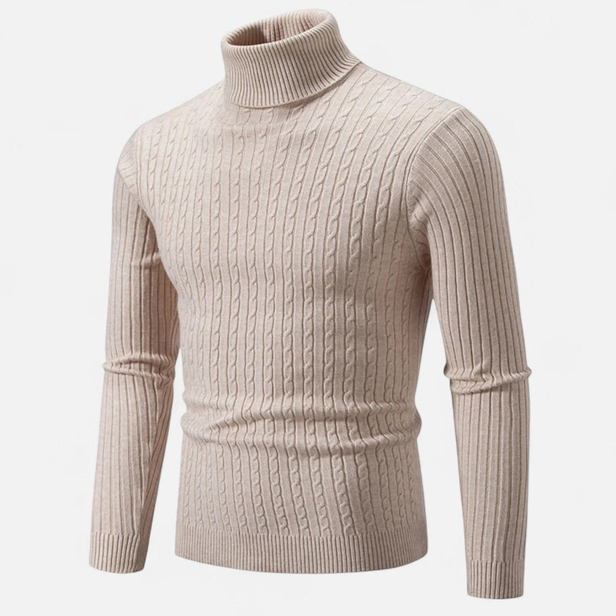 Ancienne Monde | Pull Homme Col Roulé Maille Élégance Intemporelle