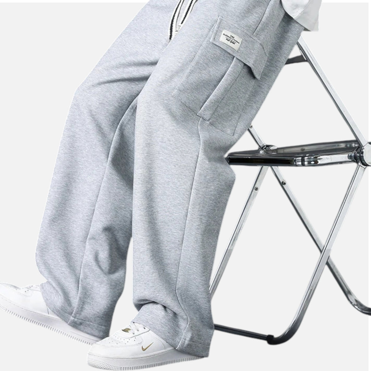 Ancienne Monde | Pantalon Jogger Cargo Homme – Coupe Ample Streetwear Décontractée