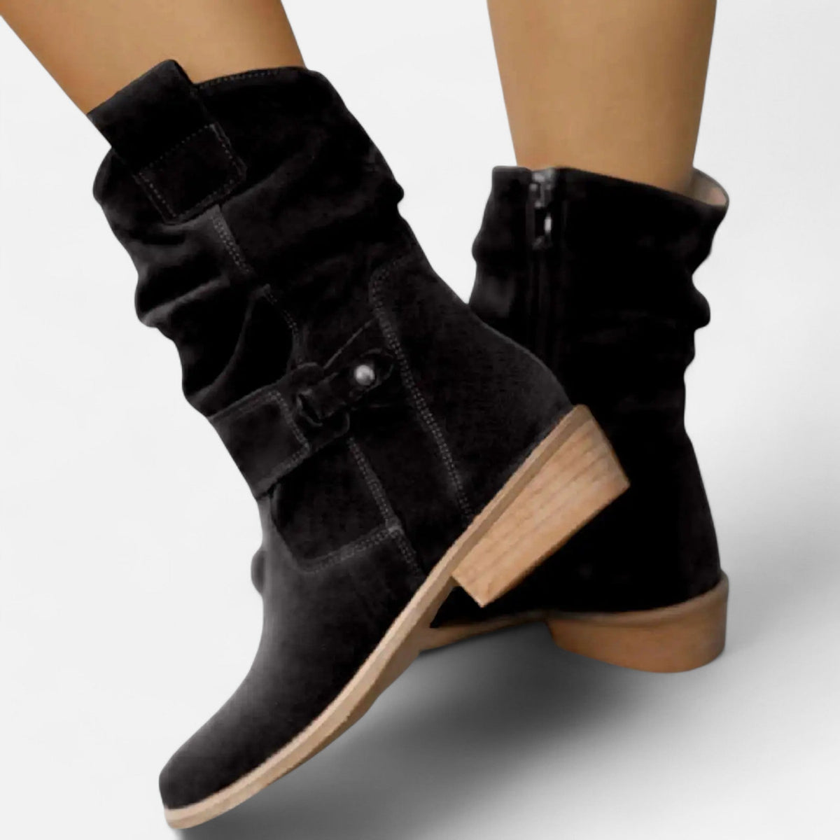 Ancienne Monde | Bottines Femme Tige Souple Style Décontracté Élégant