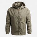 Ancienne Monde | Veste Homme Coupe-Vent Imperméable à Capuche