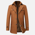 Ancienne Monde | Trench Homme Laine Col Double Zippé