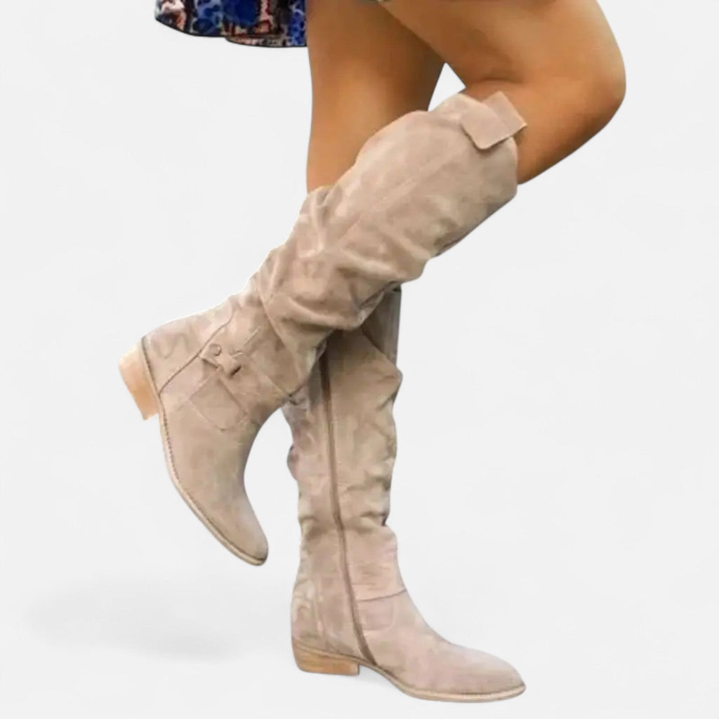 Ancienne Monde | Bottines Femme Tige Souple Style Décontracté Élégant