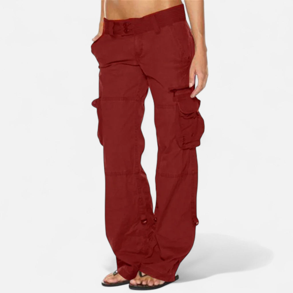 Ancienne Monde | Pantalon Cargo Décontracté Femme