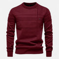 Ancienne Monde | Pull Homme Classique à Rayures en Coton Doux