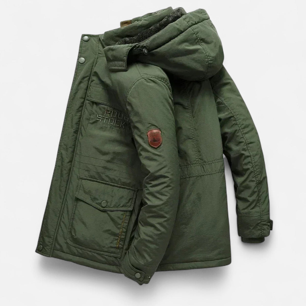 Ancienne Monde | Parka Longue Homme Hiver Épais à Capuche