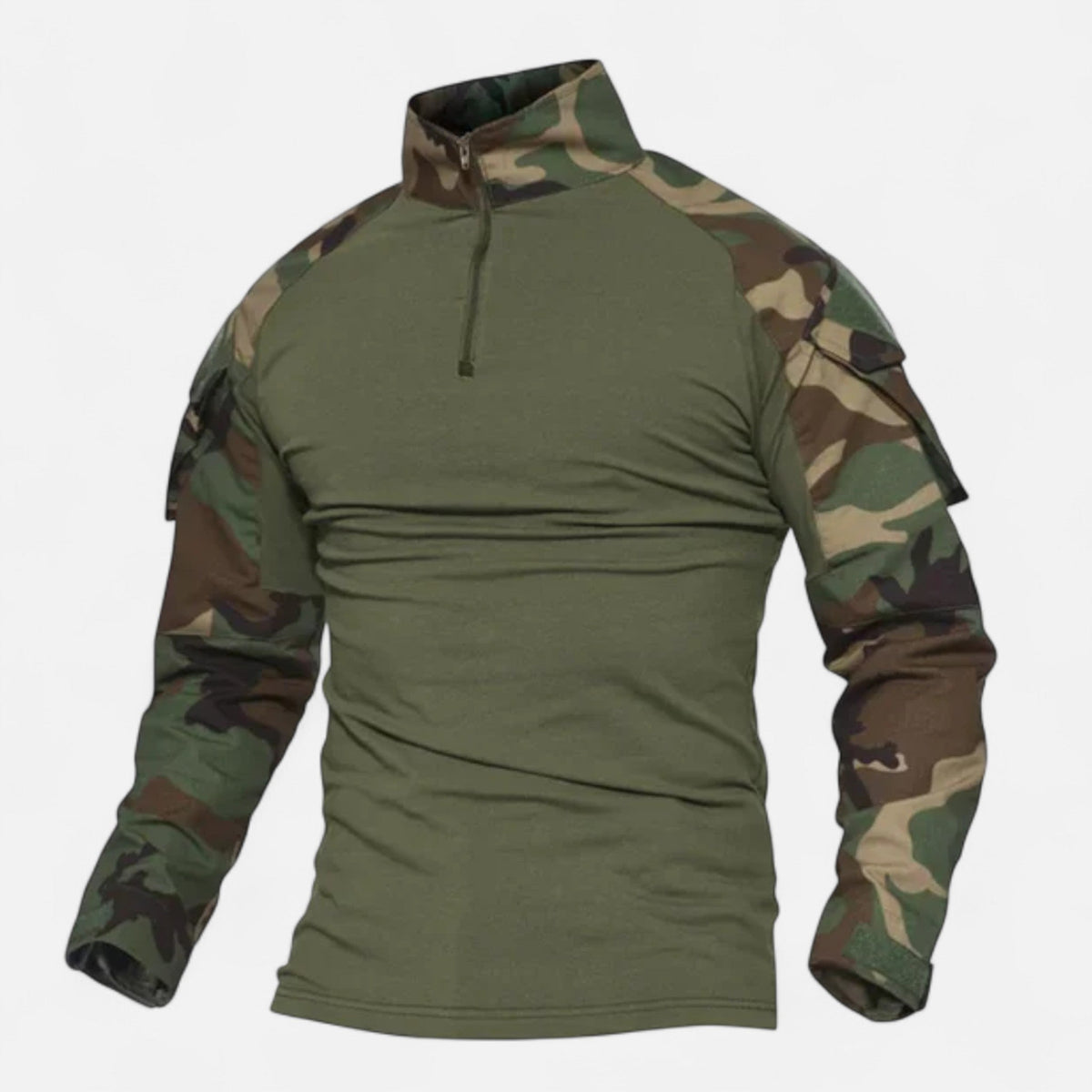 Ancienne Monde | Chemise Homme Style Militaire en Coton Résistant