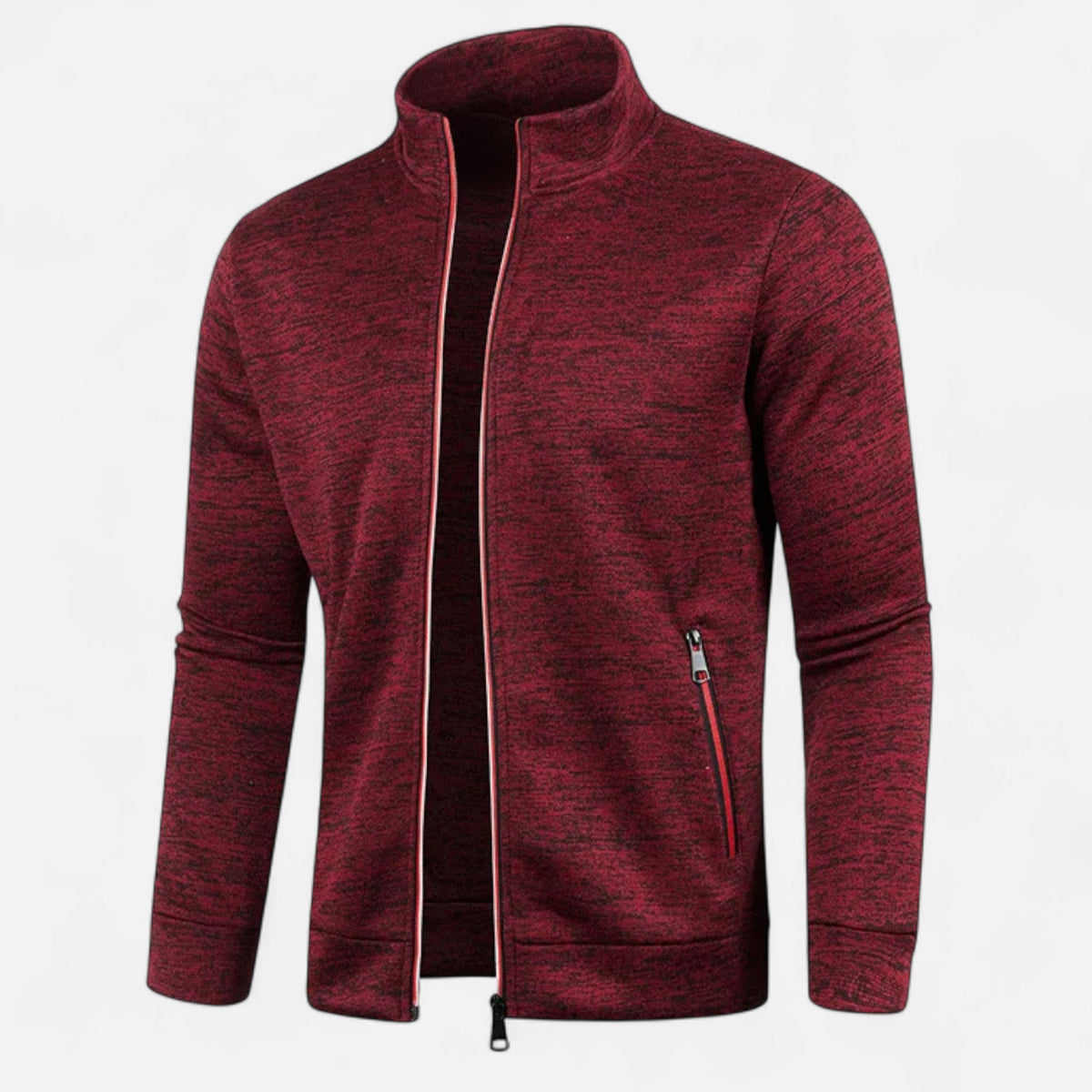 Ancienne Monde | Cardigan Homme en Maille Zippée Élégance Intemporelle