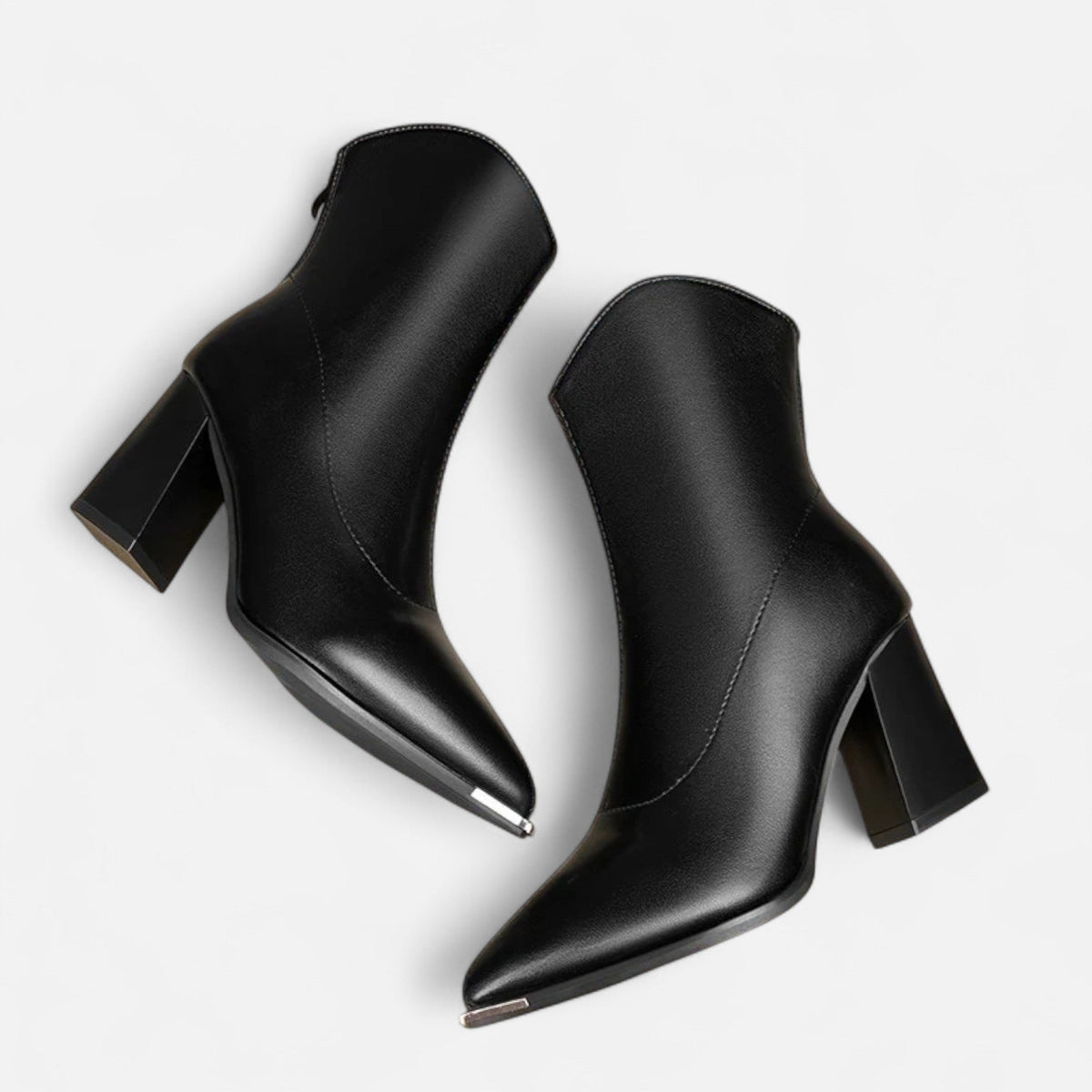 Ancienne Monde | Bottines Femme Cuir Chelsea Talon Haut