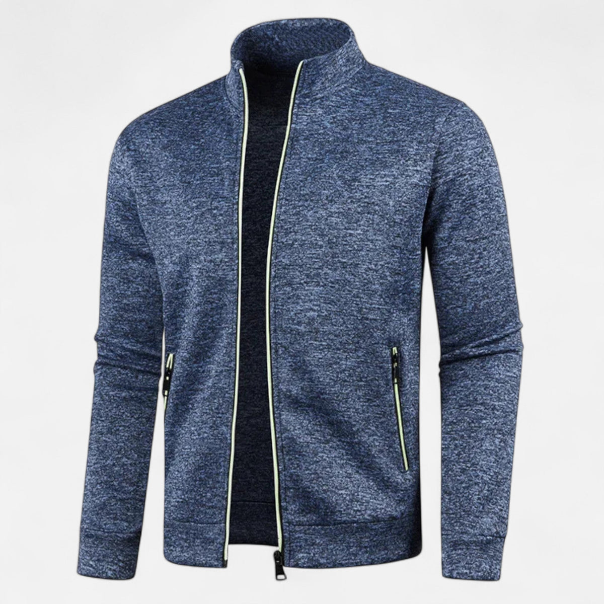 Ancienne Monde | Cardigan Homme en Maille Zippée Élégance Intemporelle