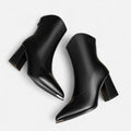 Ancienne Monde | Bottines Chelsea Femme Cuir Végan Talon Haut