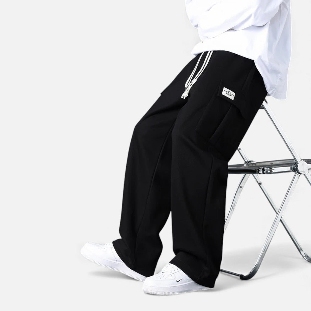 Ancienne Monde | Pantalon Jogger Cargo Homme – Coupe Large Streetwear Décontractée
