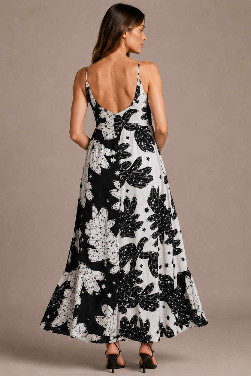 Robe longue grossesse sans manches