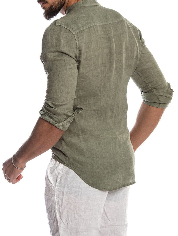 Chemisier Homme Manches Longues Lin