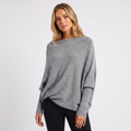 Pull Femme – Manches Chauve-Souris et Silhouette Oversize Décontractée