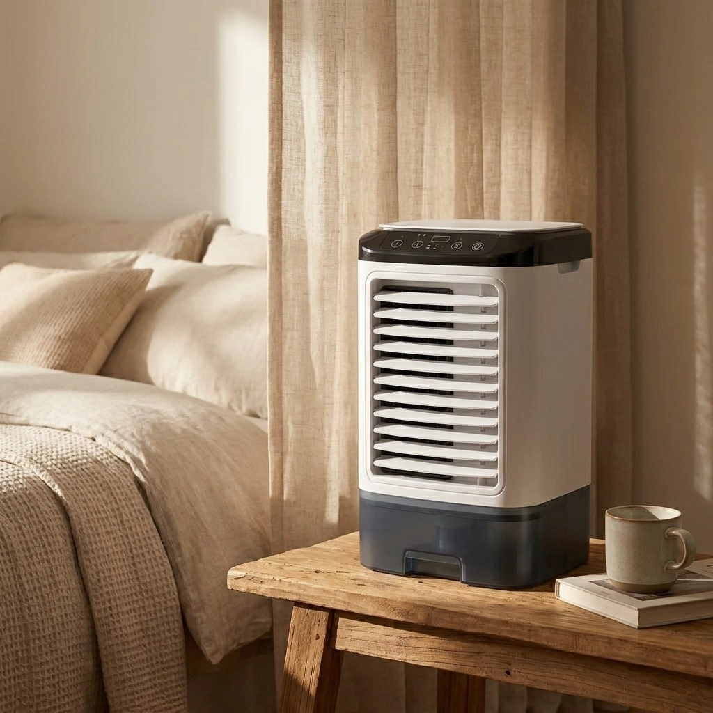 Compact Portable Ultrasonic Air Conditioner with 3 Fan Speeds