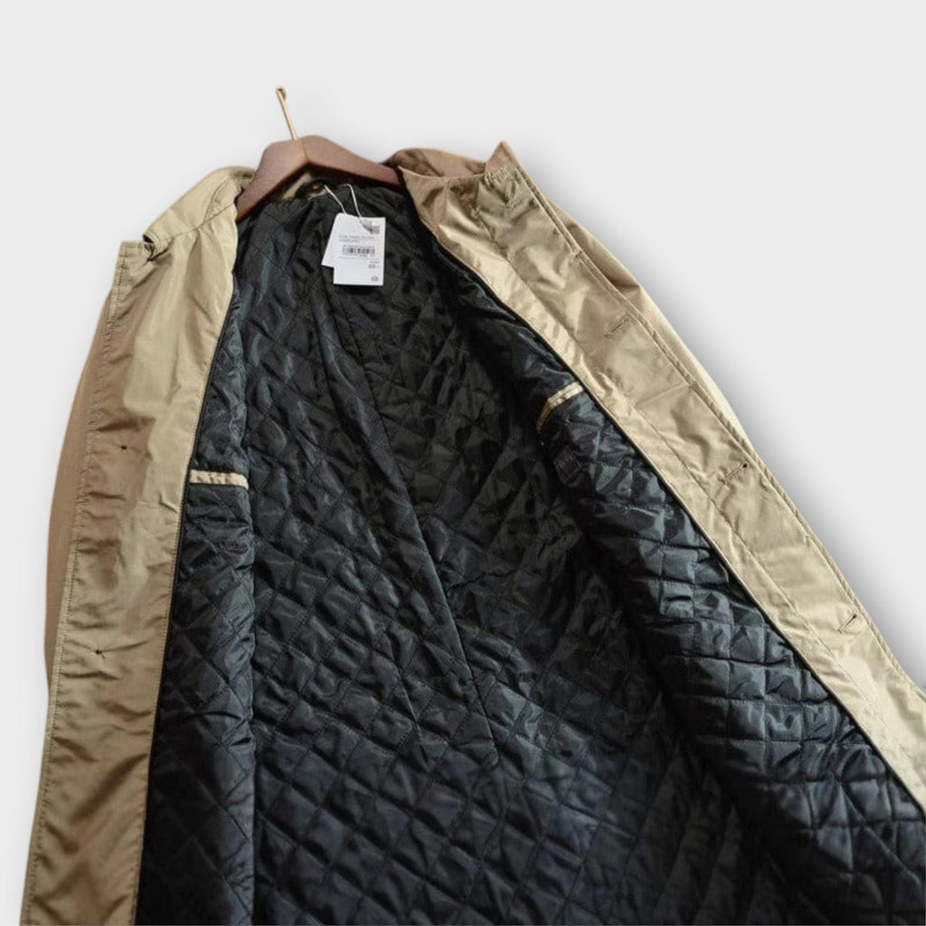 Manteau Homme – Protection Intempéries, Doublure Matelassée & Silhouette Élégante