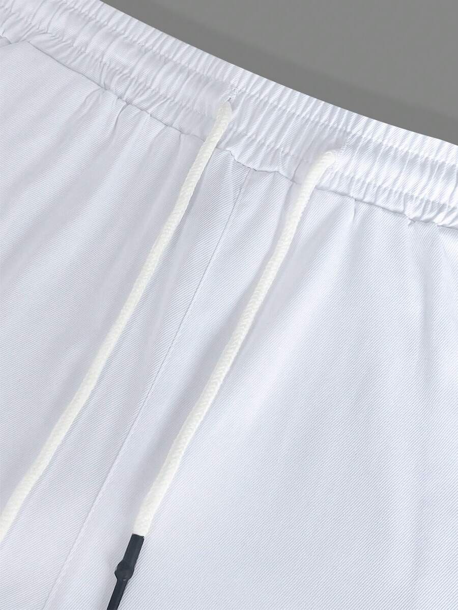 Jogger Cargo Homme – Taille Élastique Poches Latérales Tissu Léger