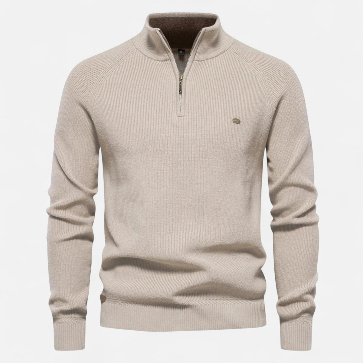 Ancienne Monde | Demi-Zip en Coton Homme