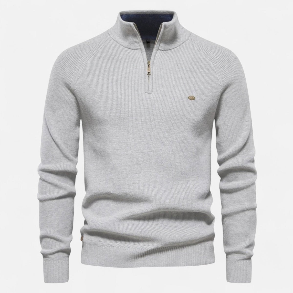 Ancienne Monde | Demi-Zip en Coton Homme